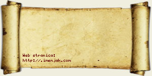 Jovanka Dimitrijević vizit kartica